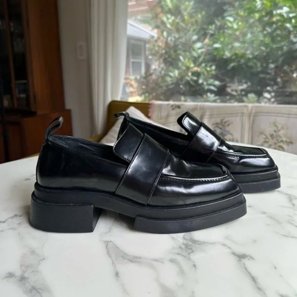 COS Chunky Square Toe Loafer